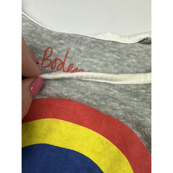 Girls Mini Boden Rainbow Romper Size 5 - 6 years - Picture 4 of 5